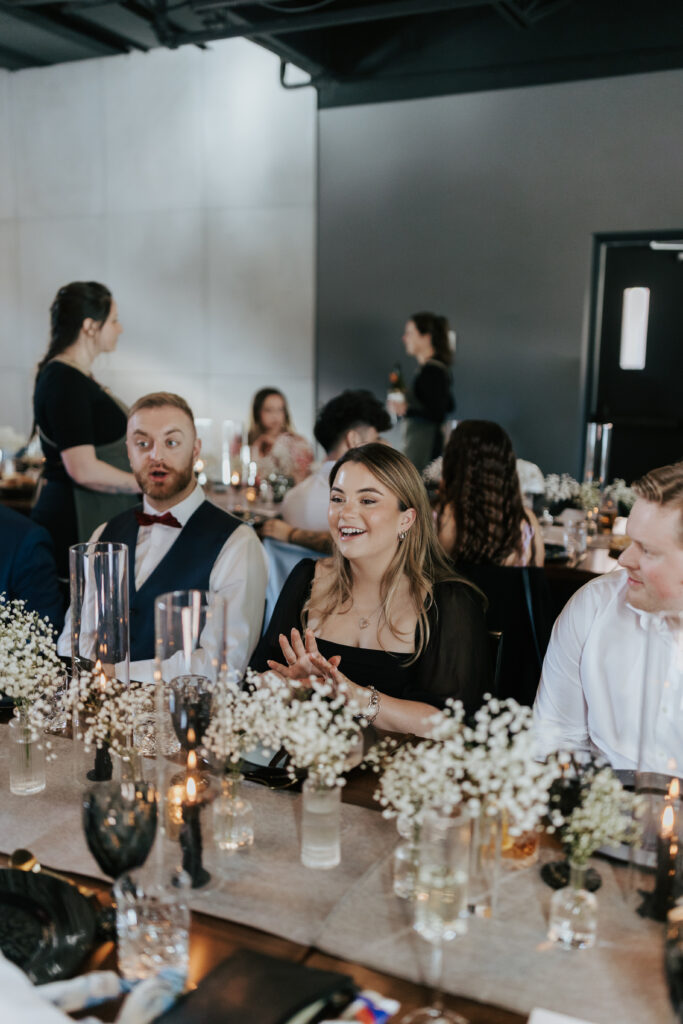 Canmore wedding reception venue with floor to ceiling windows