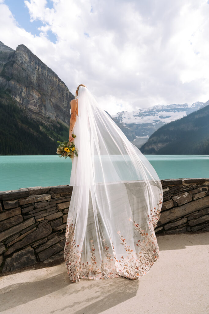 Summer wedding in the rockies at lake louise