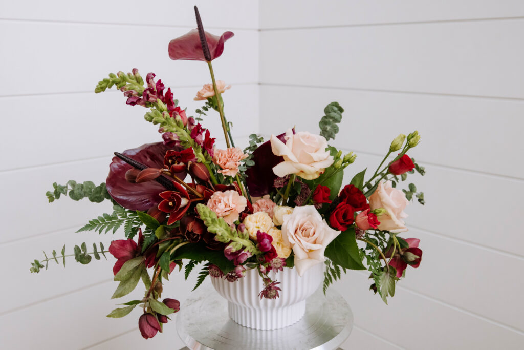 Alpine Blooms centrepiece 