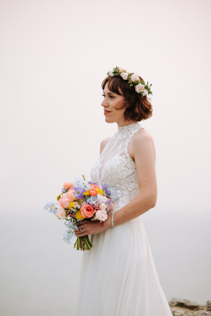 Alpine Blooms wedding bouquet